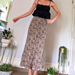 Ann Taylor paisley maxi skirt
